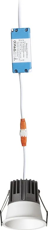 RENDL OWEN DIMM süllyesztett lámpa fehér 230V LED 7W 45° IP54 3000K - 1800K
