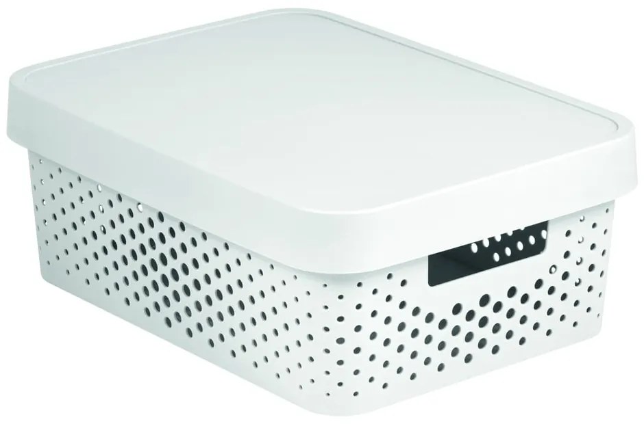 Simpla Lungo Holes fehér tárolódoboz - Curver