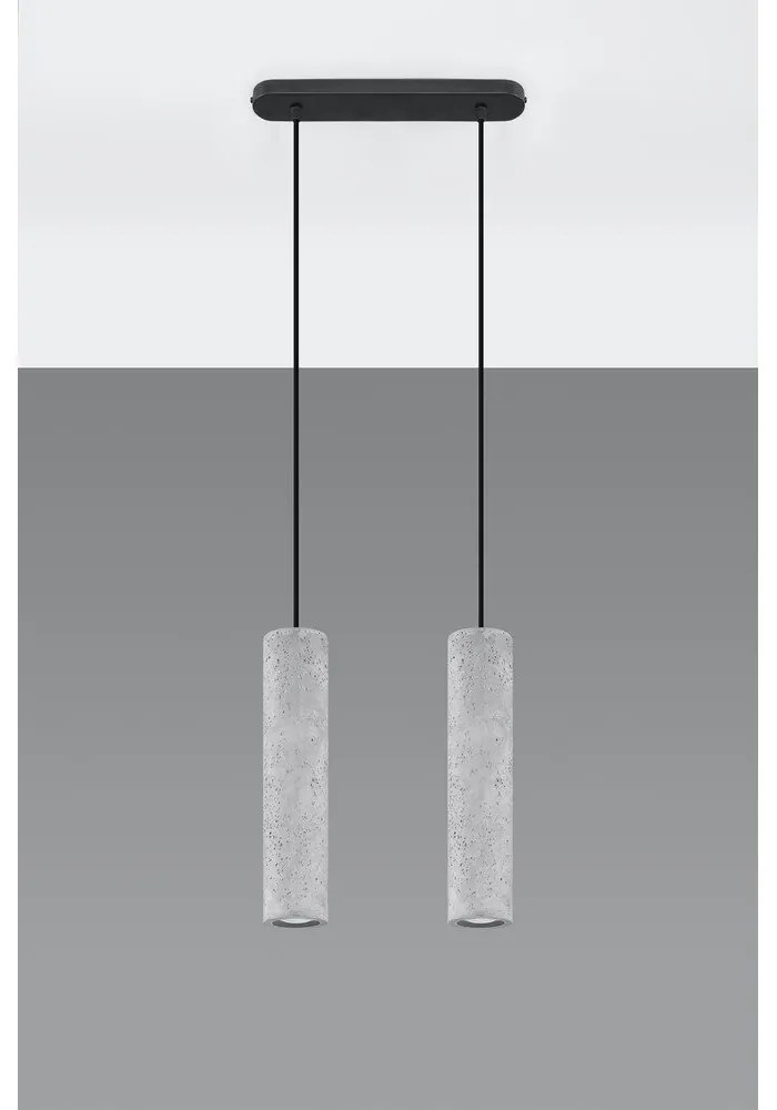 Fadre beton függőlámpa, hosszúság 34 cm - Sollux