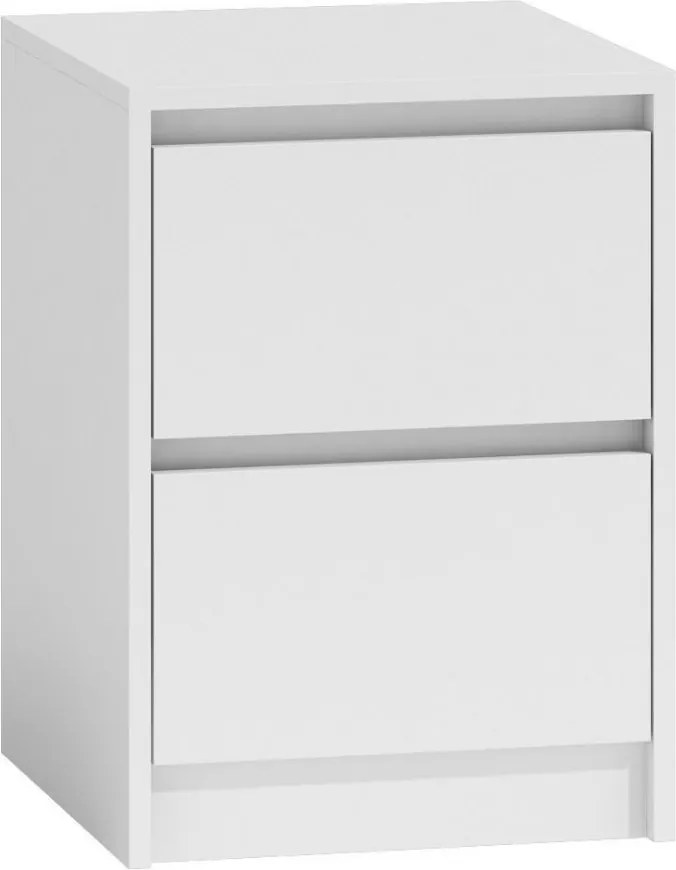 K2 éjjeliszekrény, fehér