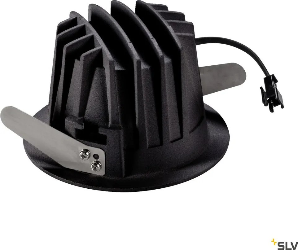SLV 1003841 NUMINOS DL M Fürdőszobai Beépíthető Lámpa Fekete LED IP44