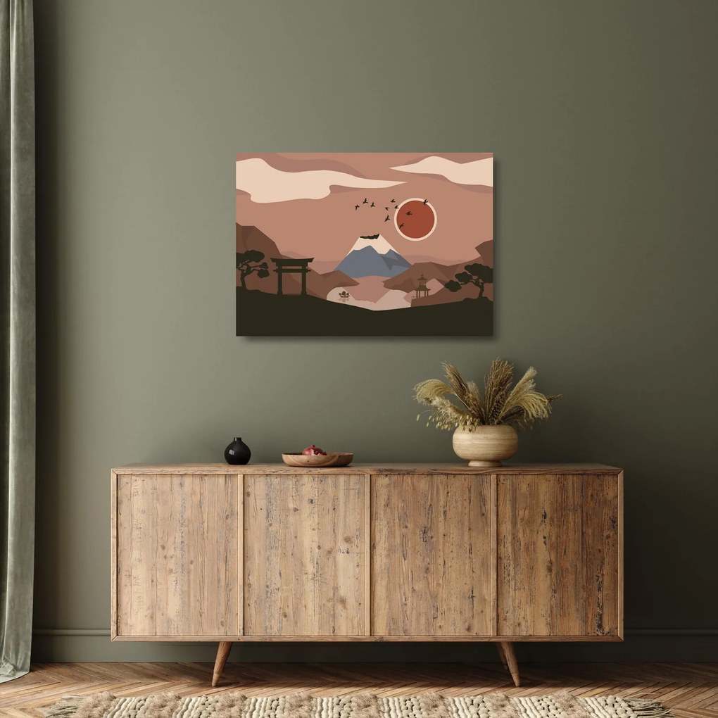 Üveg kép - Japán N⁰1 (70x50 cm)