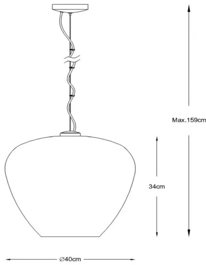 Lucide 70478/40/65 - Csillár zsinóron SOUFIAN 1xE27/60W/230V
