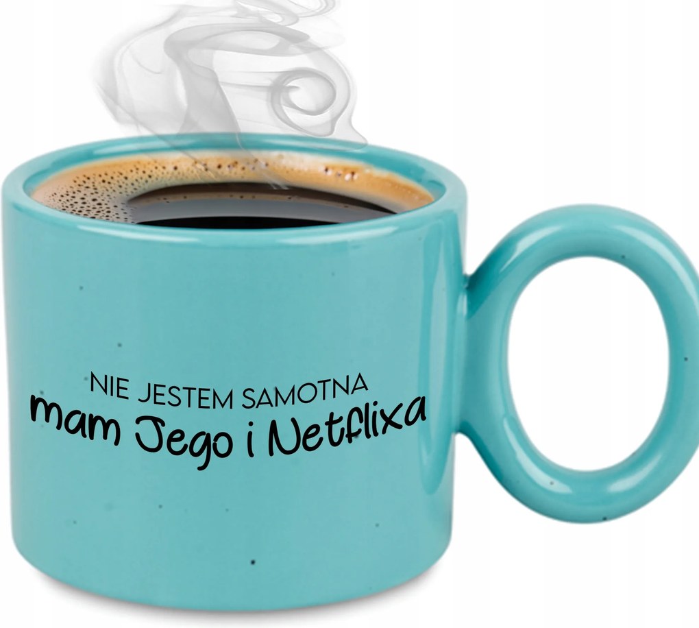 XXL Türkiz Bögre Feleség Lány Ajándék Évforduló Van És Netflix