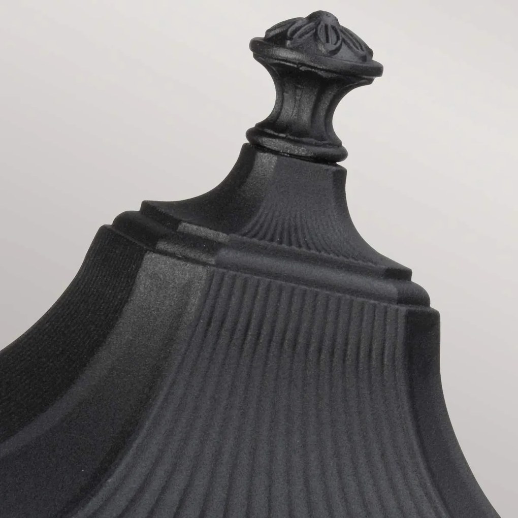 Feiss klasszikus kültéri állólámpa cotswold lane fekete átlátszó elsfe-cotsln3-m-bk IP44