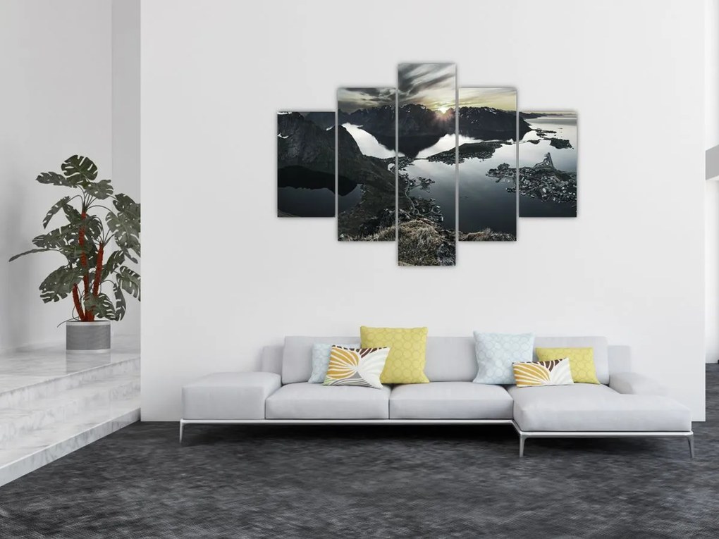 Kép - Norvég hegyek (150x105 cm)
