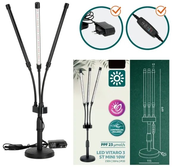 Brilagi - LED Dimmelhető fényerejű lámpa növények termesztésére VITABLOOM 3xLED/10W/230V