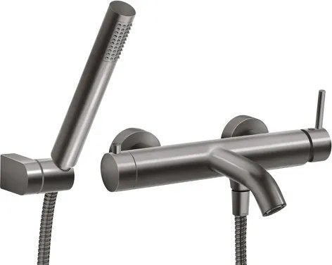 Novaservis Ferro Ciriculus kád csaptelep fürdőkádas készlettel gun metal BCK11GM