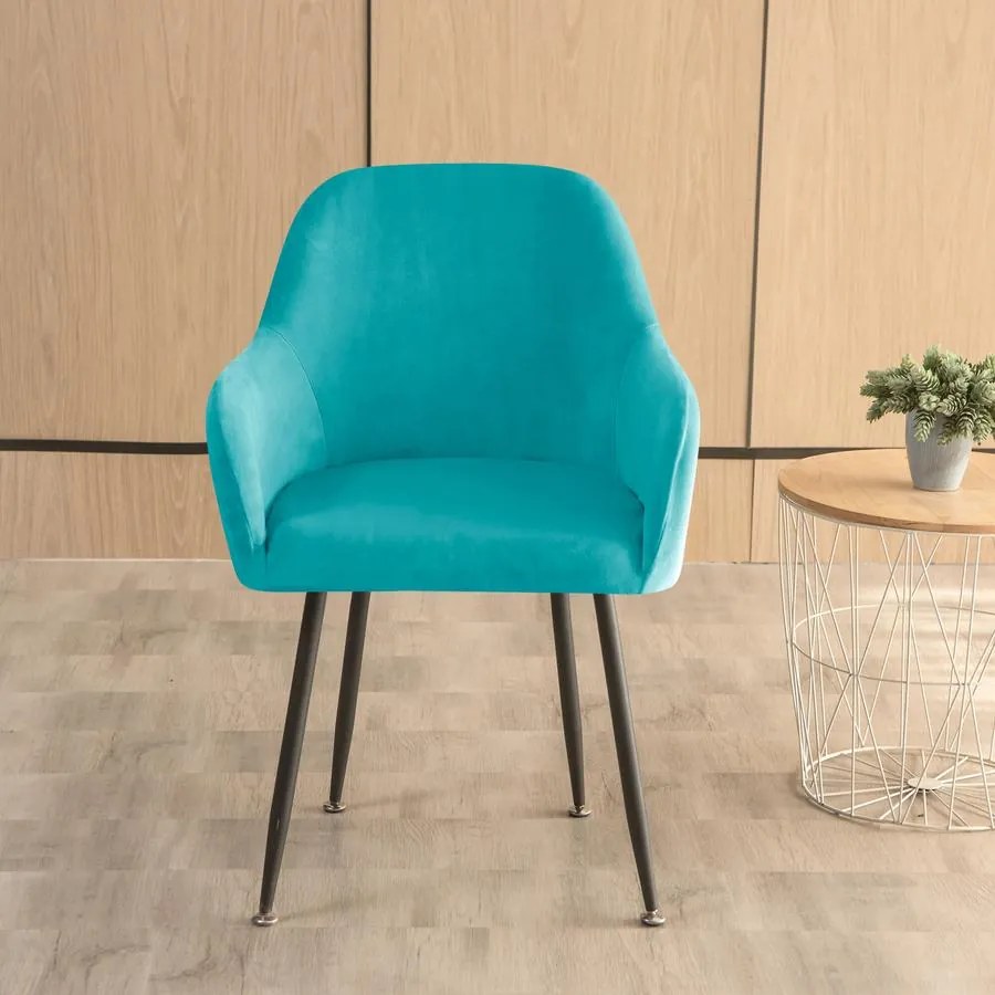 Nagy KagylószékHuzat (bársonyos, tengerzöld)