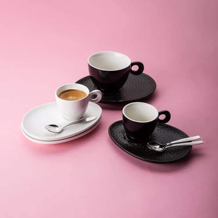 Lunasol - Strukturált mokkáscsészealj - Flow (491195)