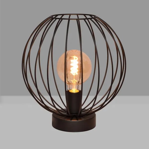 Asztali lámpa MERCURE 1xE27/15W/230V fekete