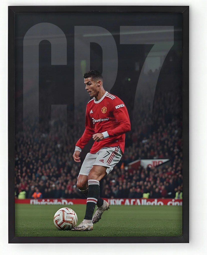 Cristiano Ronaldo Sport keretes poszter Nappaliba 20x30 cm Ajándék ötlet