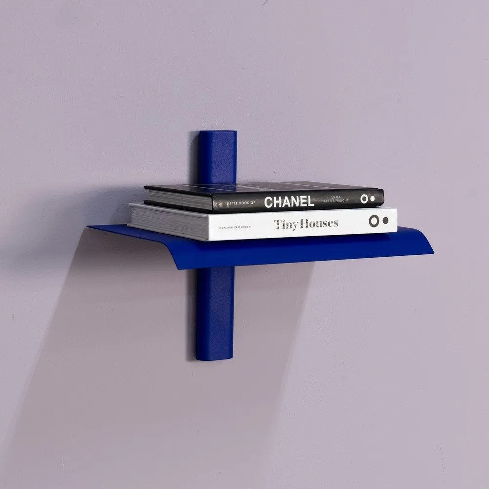 Kék fém fali polc 28 cm Hola – Spinder Design