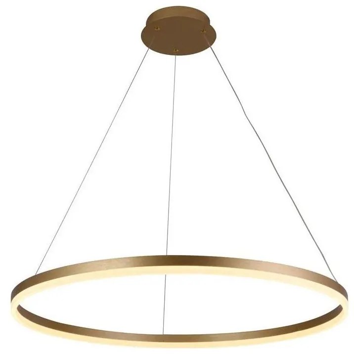 Brilagi Brilagi - LED Dimmelhető csillár zsinóron CIRCLE LED/55W/230V 3000-6500K arany + távirányító BG1411