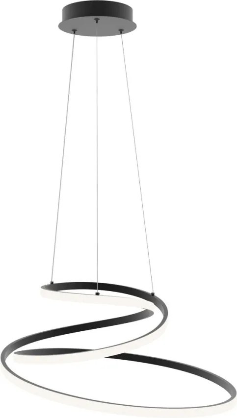 ITALUX PND-2168-M-BK LORILA Modern Led Függesztett Lámpa Fekete LED IP20