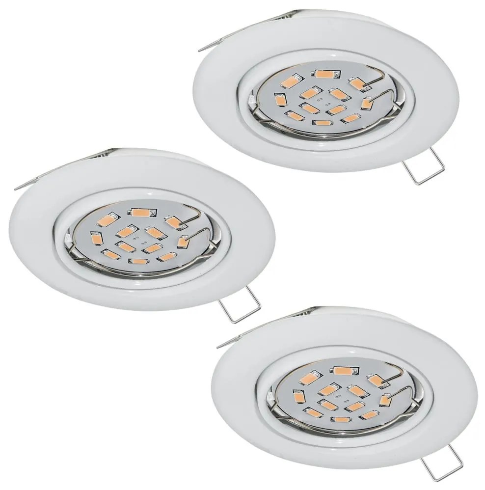 Eglo 94406 - SET 3x LED Beépíthető lámpa PENETO 3xGU10-LED/5W/230V
