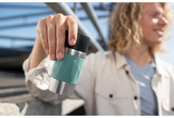 Tefal - Termikus bögre 300 ml COMPACT MUG rozsdamentes/zöld