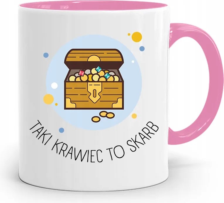 Rózsaszín Varrónő Bögre Ilyen A Kincs, fényképes nyomtatással