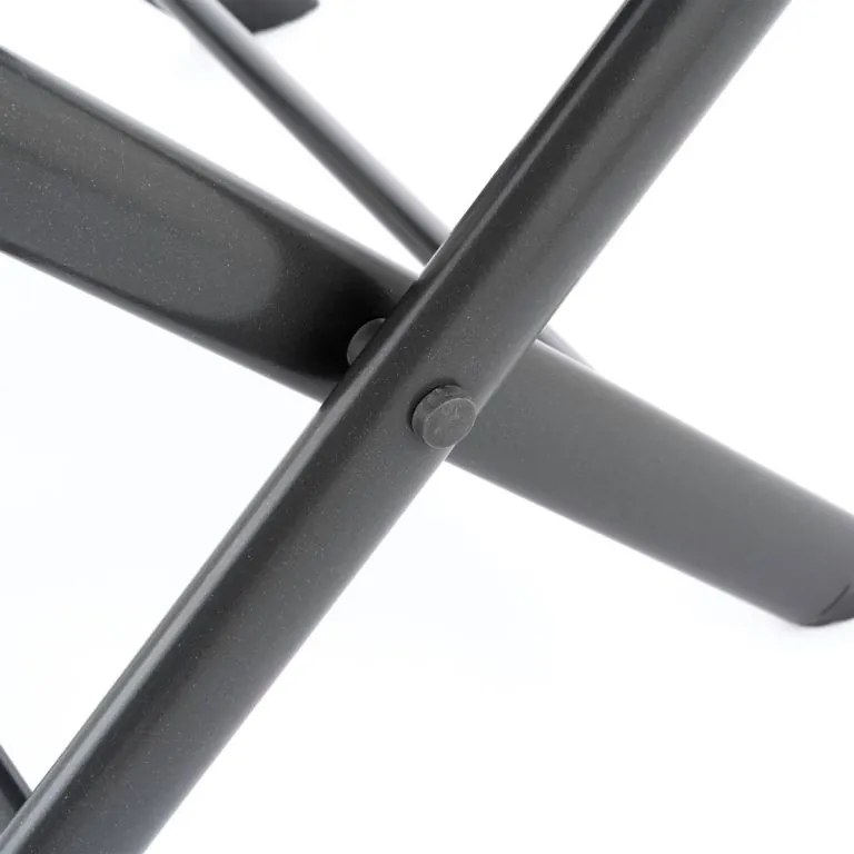 Kerti szék sámli összecsukható GARTHEN - fekete