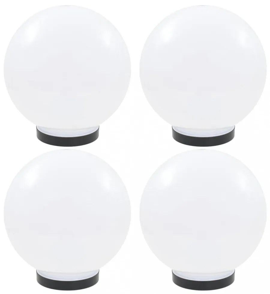 4 db LED gömblámpa 25 cm PMMA