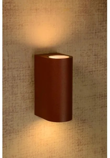 Lucide 27863/02/97 - Kültéri fali lámpa BOOGY 2xGU10/5W/230V IP44