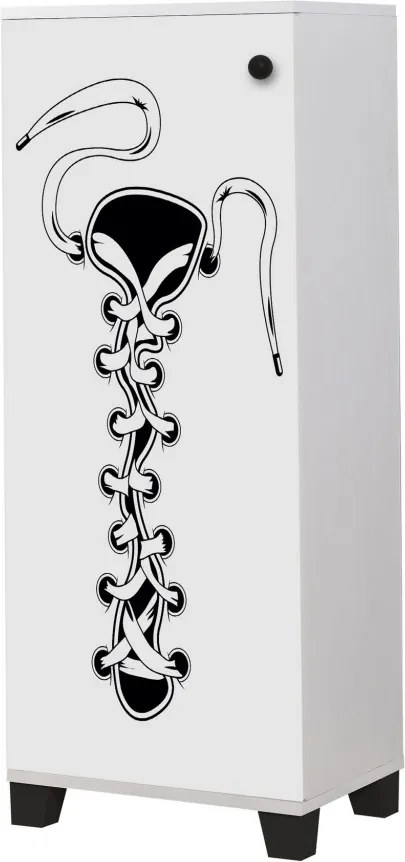 Filinta cipősszekrény, fehér, 50 cm – TR869VEL6507