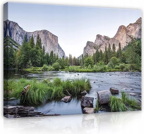 Vászonkép nappali fal Táj 3D 120x80