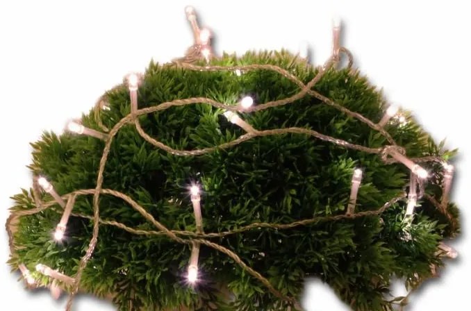 NEXOS Karácsonyi LED fényfüzér 5 m 50 dióda meleg fehér