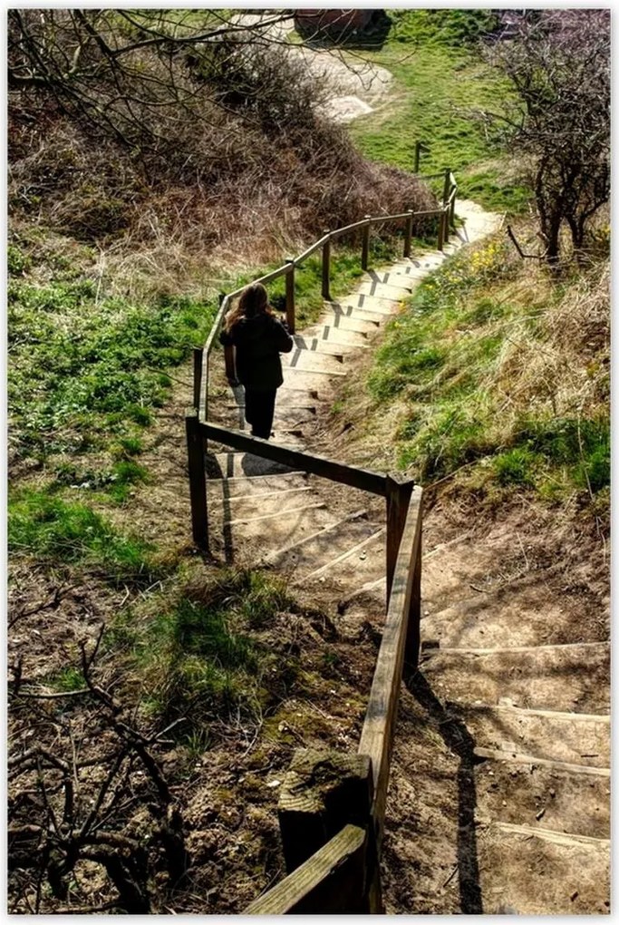 Poszterek 80x120 Séta a tengerparton