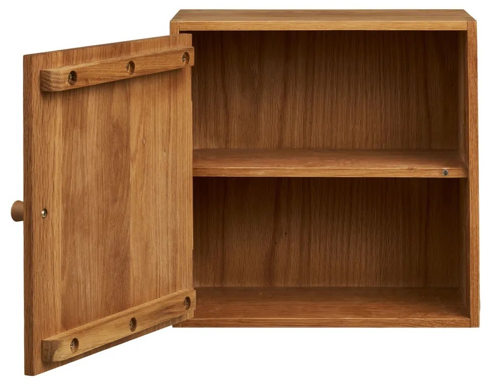 Townsville fali szekrény 1 ajtóval tölgyfa, 18x30x30 cm