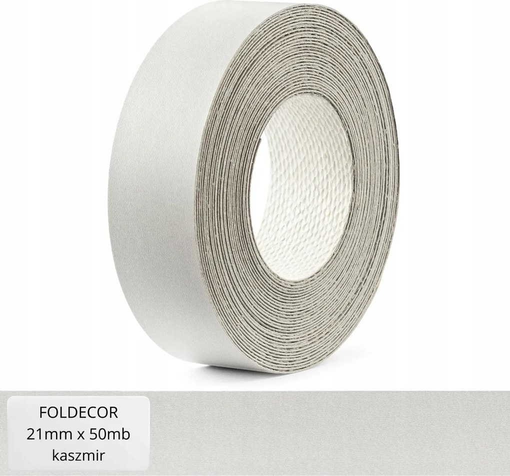 Bútorszegély ragasztóval melamin furnér kasmír 21 mm 50 mb