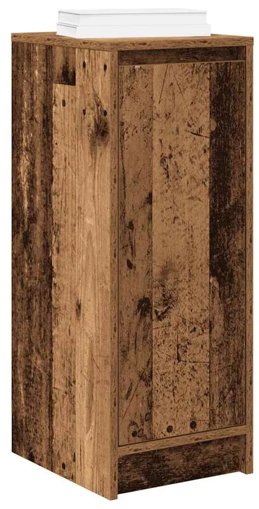 antik fa színű szerelt fa cipősszekrény 29,5x34x76 cm