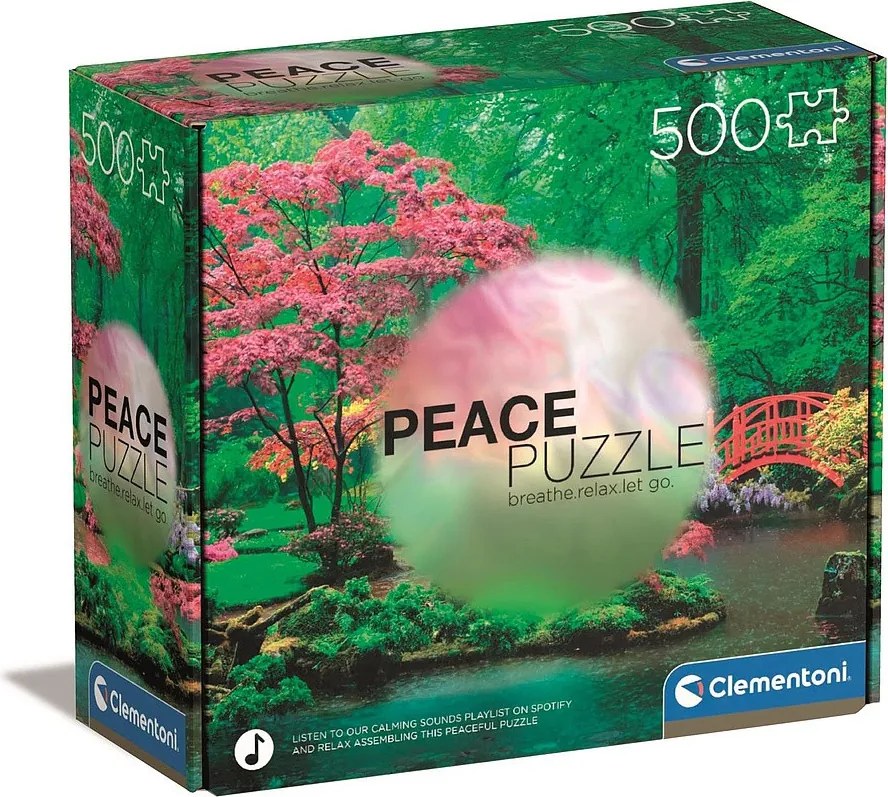 Erdő Raindrops 500 db-os Peace puzzle Clementoni