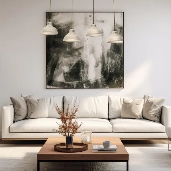 Csillár zsinóron SVEN 4xE27/15W/230V bézs