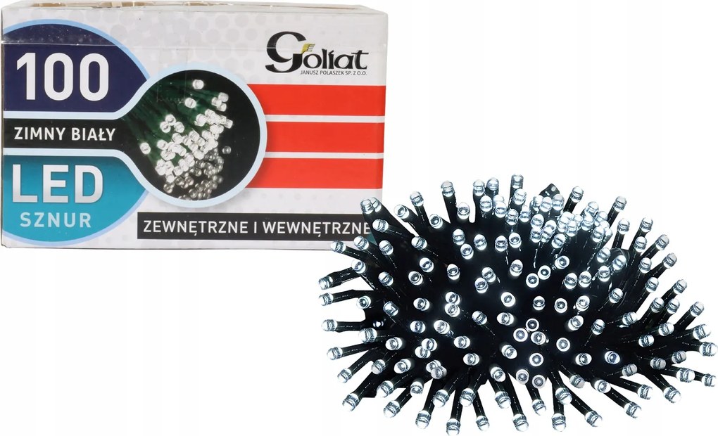 Karácsonyfa lámpák 100led kültéri hideg fehér