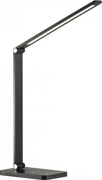 LED dimmelhető asztali lámpa vezeték nélküli töltővel NOBLITE Q LED/7W/230V 3000/4000/6500K fekete