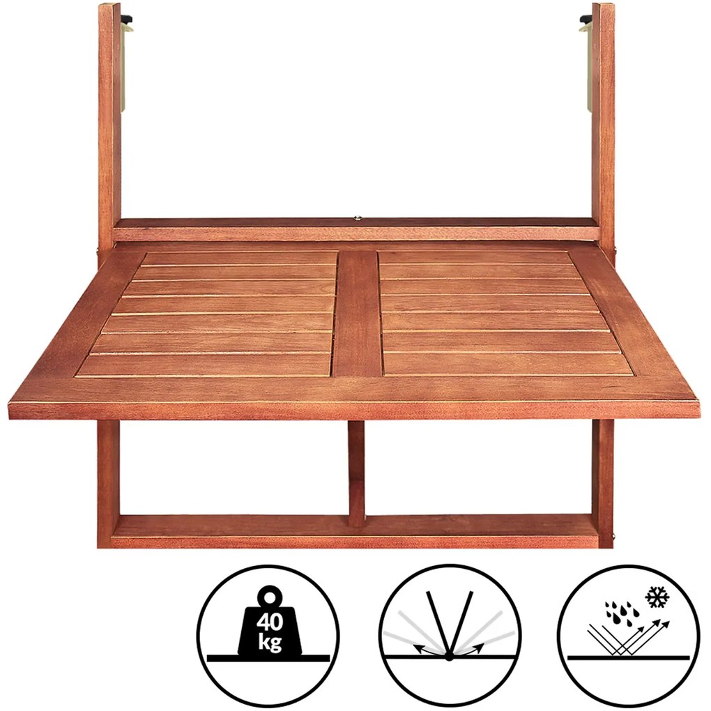 Deuba Fa balkonbútor garnitúra - akác