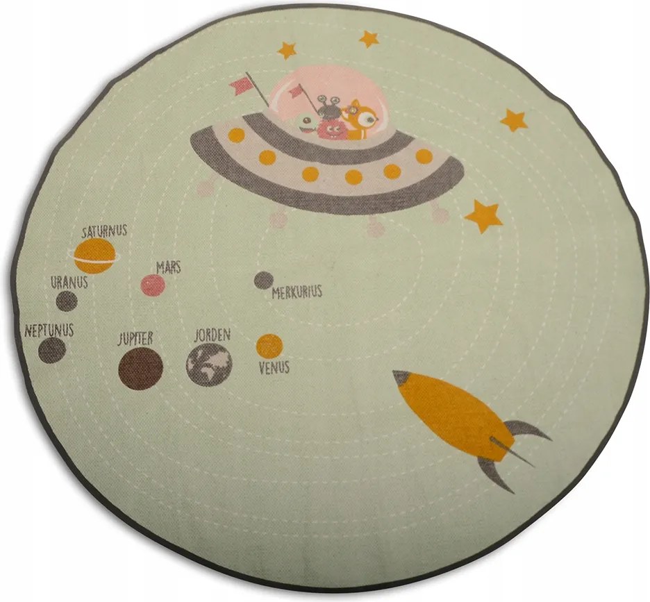 Szőnyeg Kerek Kozmosz gyerekszőnyeg 120cm