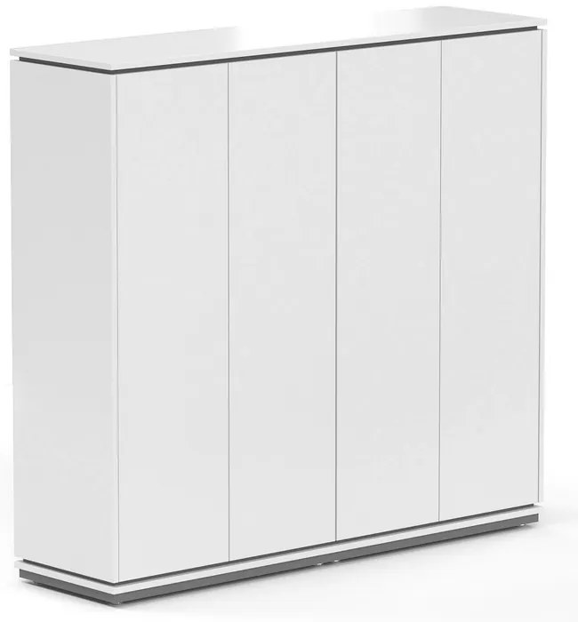 Creator magas gardrób 162,8 x 44,5 x 150,7 cm, antracit / fehér