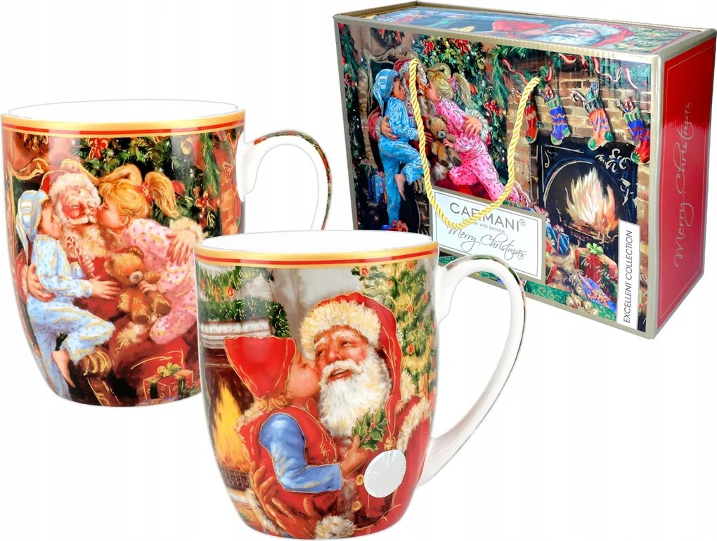 Kpl. 2 db karácsonyi bögre Kedves Mikulás (carmani)