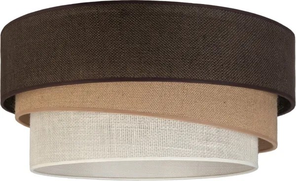 BRILAGI - Mennyezeti lámpa TRIO 1xE27/60W/230V Ø 40 cm barna/bézs/fehér