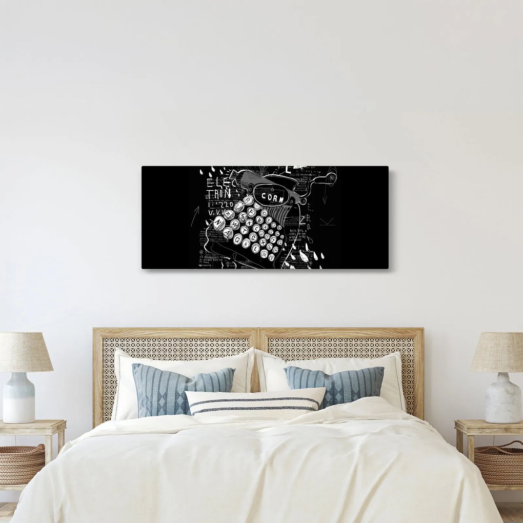 Kép - Rajz Banksy stílusában (120x50 cm)