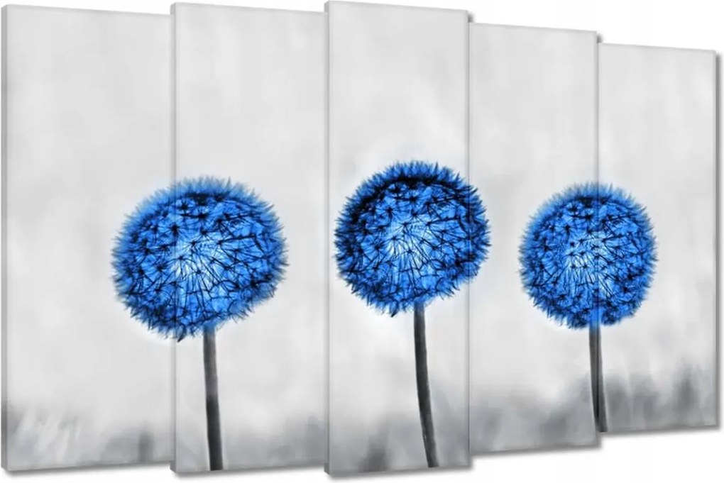 Vászonkép 150x95 Kék pitypangok