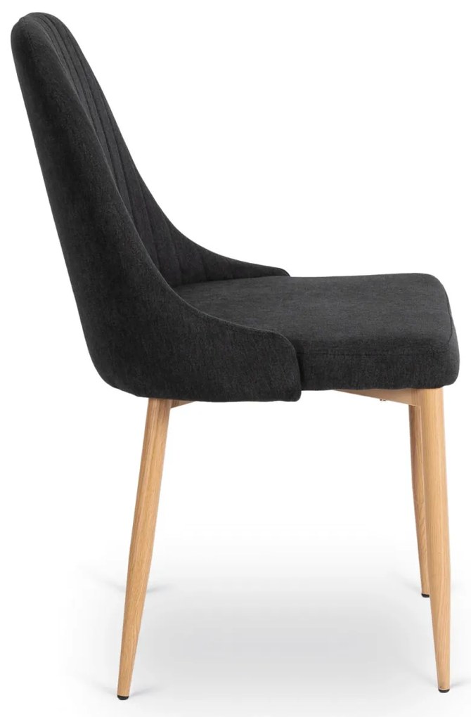 Fekete Étkezőszék TORINO