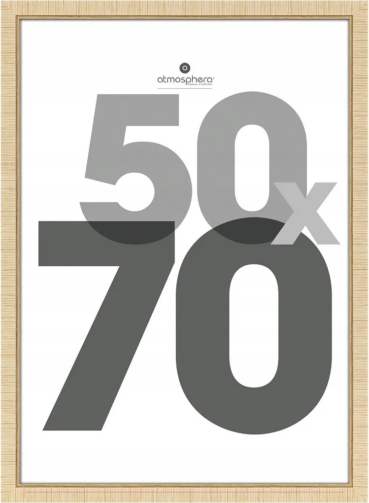 Oklevél képkeret Fa 50x70 cm Falra akasztható keret