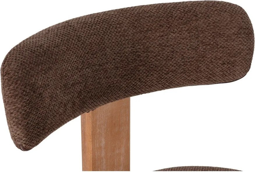 Barna kárpitozott étkezőszék szett 2 db-os Nadia – MOME