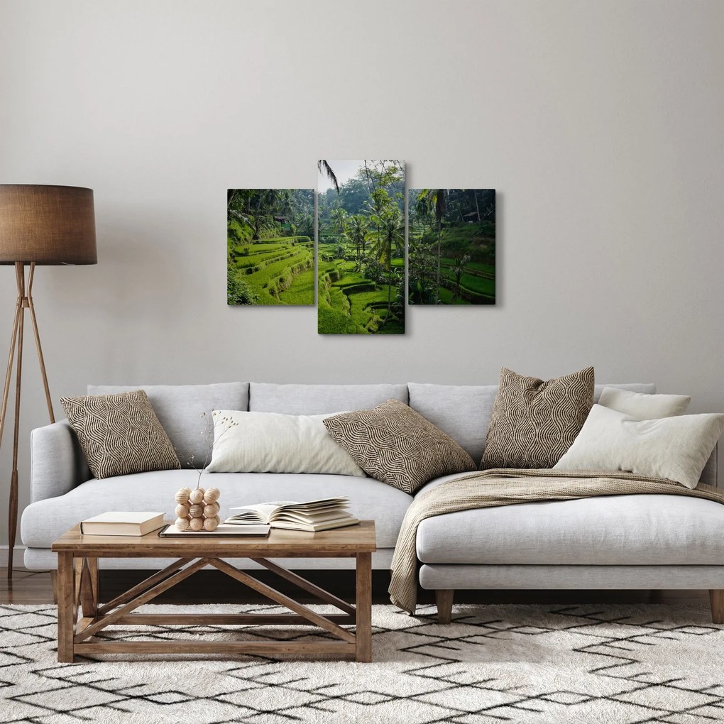 Kép a rizs teraszokról, Tegalalang, Bal (90x60 cm)