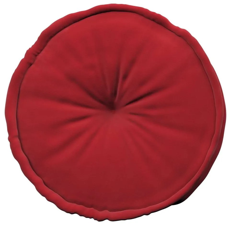 Piros ülőzsák Posh Velvet – Yellow Tipi