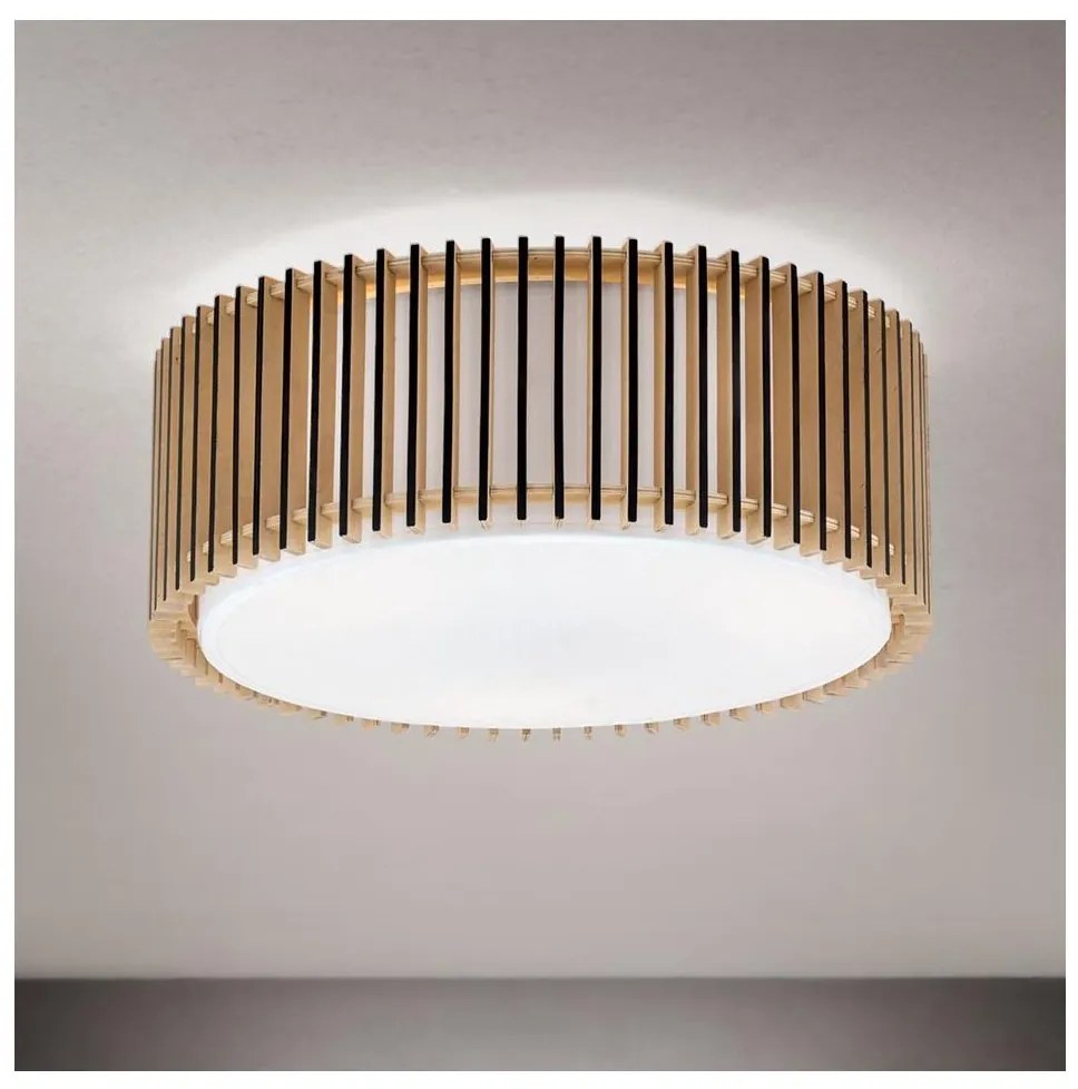 Orion - TARTA mennyezeti lámpa 3xE27/40W/230V, átmérő 40 cm, bézs