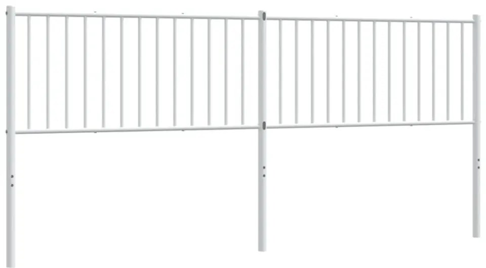 fehér fém fejtámla 200 cm